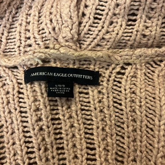 American Eagle Outfitters Long Line Open Front Cardigan W/Pockets, Sz. L. - Picture 7 of 9